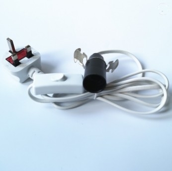 Лампа утеса соли проводка провода кабеля 25 ватт, шнур питания Ac 3 Prong
