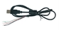 Штепсельная вилка USB 2.0-A мужская со сборкой кабеля магнита и конца сброса стресса 5pin обнаженной для периферийных устройств компьютера